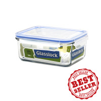Classic Tempered Glass 1090ml Rectangle Container